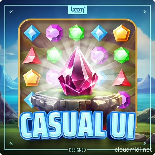 休闲软件用户界面音效-Boom Library Casual UI Designed + Construction Kit WAV :-1