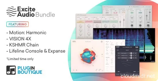8个特色混音&乐器插件合集-Excite Audio Plugins Bundle 2024.4 R2R WiN-MAC :-1