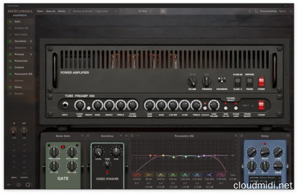 吉他放大效果器-Mercuriall AmpBox v1.3.3 CE-win :-1