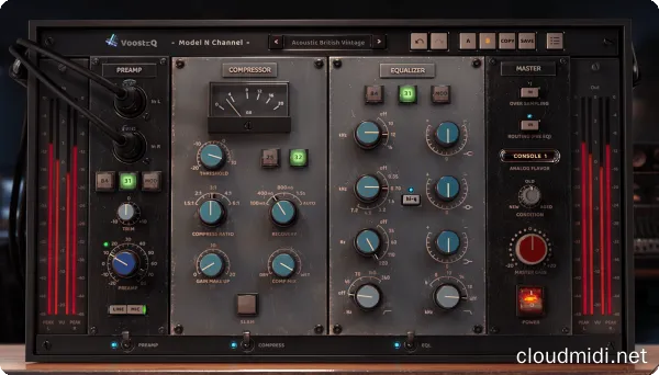 模拟通道条插件-VoosteQ Model N Channel v1.0.3 WIN-MAC :-1 模拟通道条插件-VoosteQ Model N Channel v1.0.3 WIN-MAC :-1