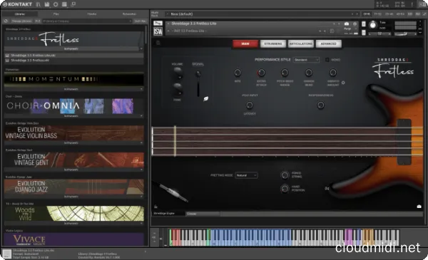 无品贝司音色-Impact Soundworks Shreddage 3 Fretless v1.2.2 Kontakt :-1 无品贝司音色-Impact Soundworks Shreddage 3 Fretless v1.2.2 Kontakt :-1