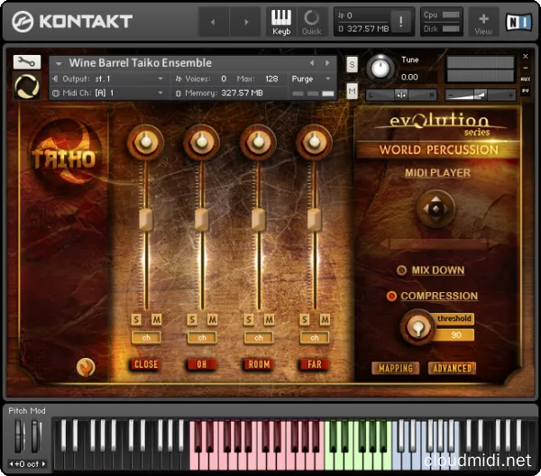 世界打击乐日本太鼓音源-Evolution Series World Percussion Taiko v3.0 KONTAKT :-1