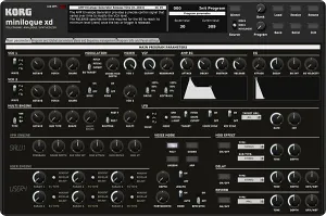 电子合成器编辑器-Sunny Synths Korg Minilogue XD Editor v2.4 WIN-MAC