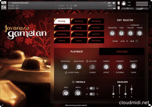 印尼爪哇加麦兰音色-Impact Soundworks Javanese Gamelan Kontakt :-1