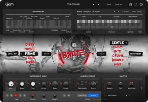 垃圾朋克摇滚鼓音源插件 UJAM Virtual Drummer Brute v2.4.1 Cracked-win