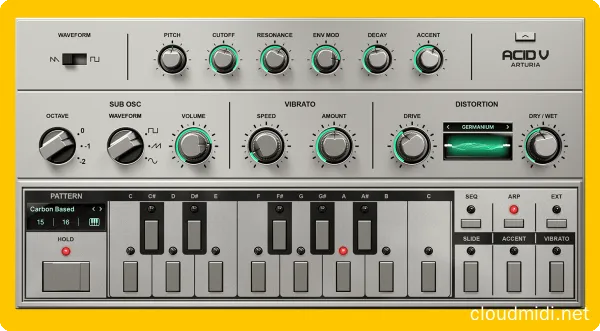 低音合成器-Arturia Acid V v1.1.0 MacOS :-1