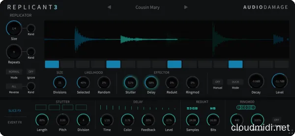 切片缓冲效果插件-Audio Damage AD056 Replicant 3 v3.0.9 WiN-MAC-Linux :-1