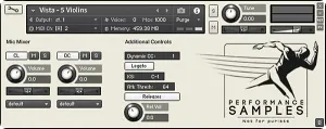 浪漫室内连奏弦乐音色-Performance Samples Vista Kontakt