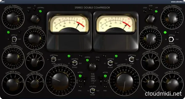 立体声双压缩器-SKnote SDC Stereo Double Compressor WiN-MAC :-1 立体声双压缩器-SKnote SDC Stereo Double Compressor WiN-MAC :-1