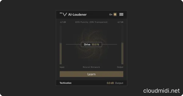 人工智能音频增强插件-Techivation AI Loudener v1.0.2 BUBBiX-win :-1