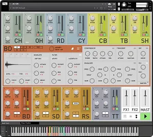 老式鼓机采样音色-SonicCouture AC-DR Acoustic Drum Machine v1.5 Kontakt
