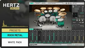 虚拟鼓音源-Hertz Instruments Hertz Drums + White Pack v2.0.6 WiN-MOCHA