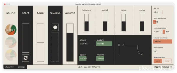 虚拟钢琴音源-Imagiro Piano Sound Banks v2.0.1 WiN-MAC :-1 虚拟钢琴音源-Imagiro Piano Sound Banks v2.0.1 WiN-MAC :-1