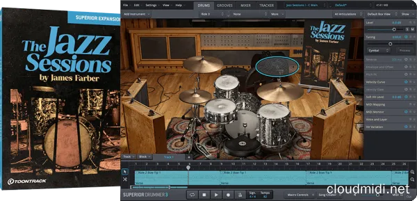 爵士架子鼓拓展音源-Toontrack THE JAZZ SESSIONS SDX :-1