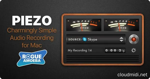 苹果简易内录软件-Rogue Amoeba Piezo v1.9.2 macOS-TNT :-1
