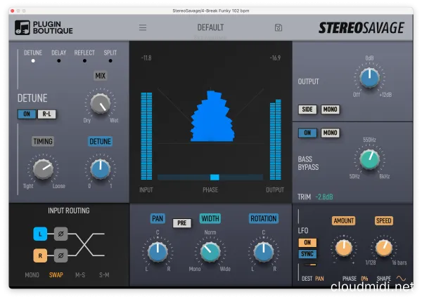 立体声转换增强插件-Credland Audio Stereo Savage v2.1.1 TC-win :-1 立体声转换增强插件-Credland Audio Stereo Savage v2.1.1 TC-win :-1