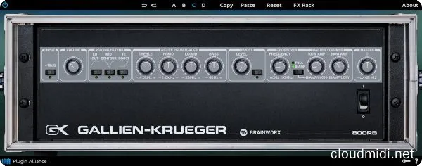 双功放贝斯放大器-Plugin Alliance Gallien Krueger 800RB v1.3.1 TCD-win :-1