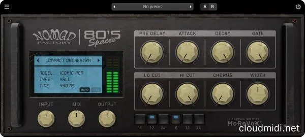 80年代复古空间混响效果器-Nomad Factory 80s Spaces v1.0.2 WiN-MAC :-1
