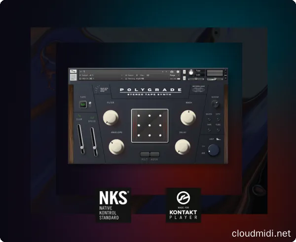 磁带模拟合成器音色-Battersea Audio Polygrade Tape Synth v1.1.0 Kontakt :-1