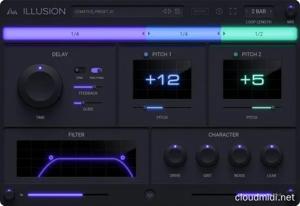 多功能延时效果器-Cymatics Illusion v1.0.0 TCD-win :-1 多功能延时效果器-Cymatics Illusion v1.0.0 TCD-win :-1