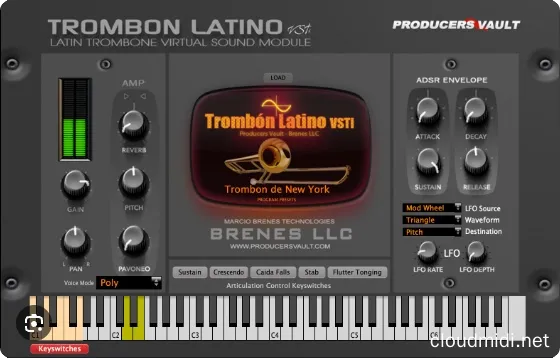虚拟拉丁风格综合音源-Producers Vault Trombon Latino WiN-MAC :-1