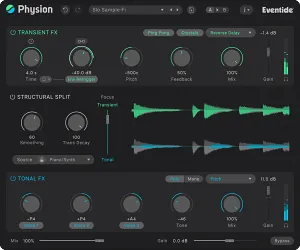 瞬态和音调控制插件-Eventide Physion v2.8.15 R2R-win