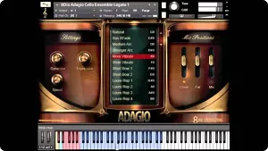 慢板大提琴音色库-8Dio Adagio Cellos v2.0 Kontakt