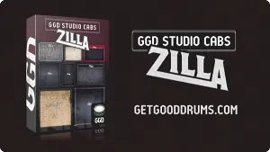 箱体音效模拟插件-GetGood Drums GGD Studio Cabs Zilla Edition v1.5.13 WiN