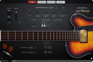 空心电吉他音色库-Impact Soundworks Shreddage 3.5 Archtop v2.0.5 Kontakt