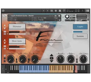 后摇氛围吉他音色库-David Forner El Dorado Legato Ambient Guitar Kontakt