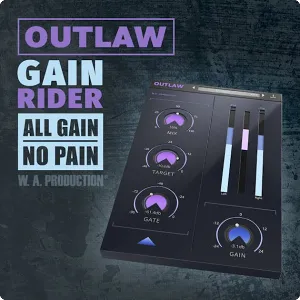 增益补偿效果插件-W.A. Production Outlaw Gain Rider v2.3.0 MacOS-MORiA