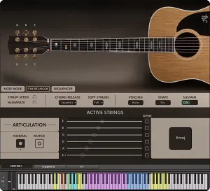 温柔细腻的钢弦吉他音色库-Spitfire Audio MG Soft Acoustic Guitar Kontakt