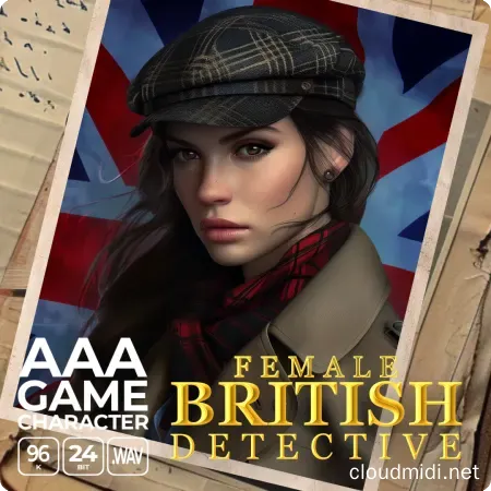 Epic Stock Media AAA Game Character British Female Detective :-1 Epic Stock Media AAA Game Character British Female Detective :-1