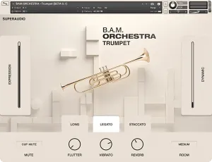 模拟小号音色库-SuperAudio B.A.M Orchestra Trumpet Kontakt
