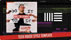 电音工程模版-ACRAZE feat Cherish Do It To It Tech House Ableton Template