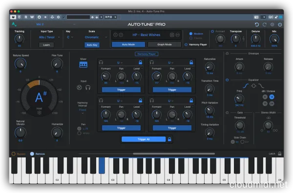 人声自动电音修音效果插件-Antares Auto-Tune Pro 11 MacOS :-1 人声自动电音修音效果插件-Antares Auto-Tune Pro 11 MacOS :-1