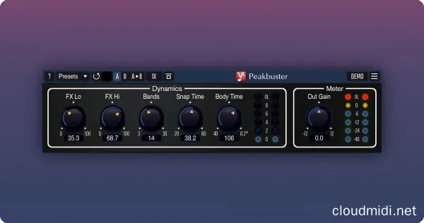 Voxengo Peakbuster v1.7 MacOS :-1