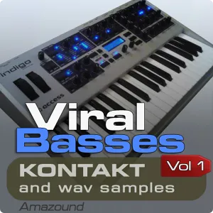 贝斯合成器采样音色库-Amazound Samples Viral Basses Vol 1 Kontakt
