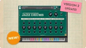 爵士鼓音色库-Authentic Soundware Jazz Drums Kontakt