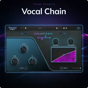 简易人声效果链插件-Tuned Plugins Vocal Chain v1.0.32 BUBBiX-win