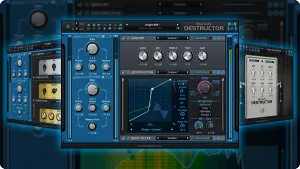 失真和音箱模拟插件-Blue Cat Audio Blue Cats Destructor v1.62 R2R WIN-MAC