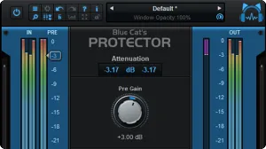 立体声砖墙限幅器-Blue Cat Audio Blue Cat’s Protector v2.3.2 R2R WiN-MAC