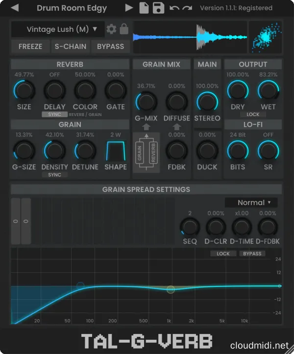 Togu Audio Line TAL-G-Verb v1.2.6 MacOS-MORiA :-1