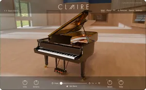 克莱尔音乐会三角钢琴音色库-Native Instruments Claire v1.1.0 Kontakt