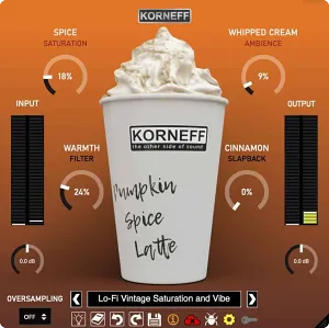 复古温暖饱和器-Korneff Audio Pumpkin Spice Latte v1.0.2 R2R-win