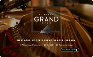 斯坦威钢琴音色库-Production Voices Concert Grand Gold Kontakt
