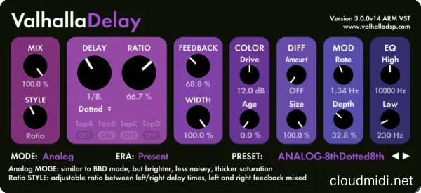 ValhallaDSP Valhalla Delay v3.0.0 R2R-win :-1 ValhallaDSP Valhalla Delay v3.0.0 R2R-win :-1