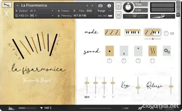 XPERIMENTA Audio La Fisarmonica Kontakt :-1 XPERIMENTA Audio La Fisarmonica Kontakt :-1