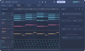 智能和弦Midi生成插件-LANDR LANDR Composer v1.0.11 R2R-win