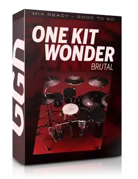 重金属风格架子鼓音源-GetGood Drums One Kit Wonder Brutal KONTAKT